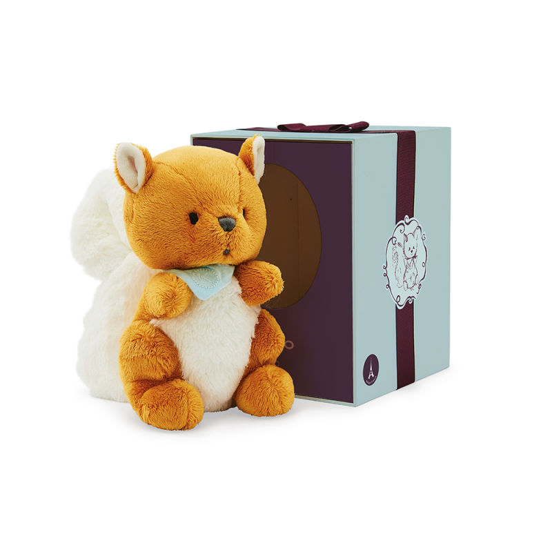  les amis biscotte the squirrel soft toy 25 cm 